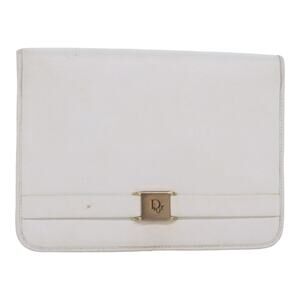 DIOR Shoulder Bag Leather White